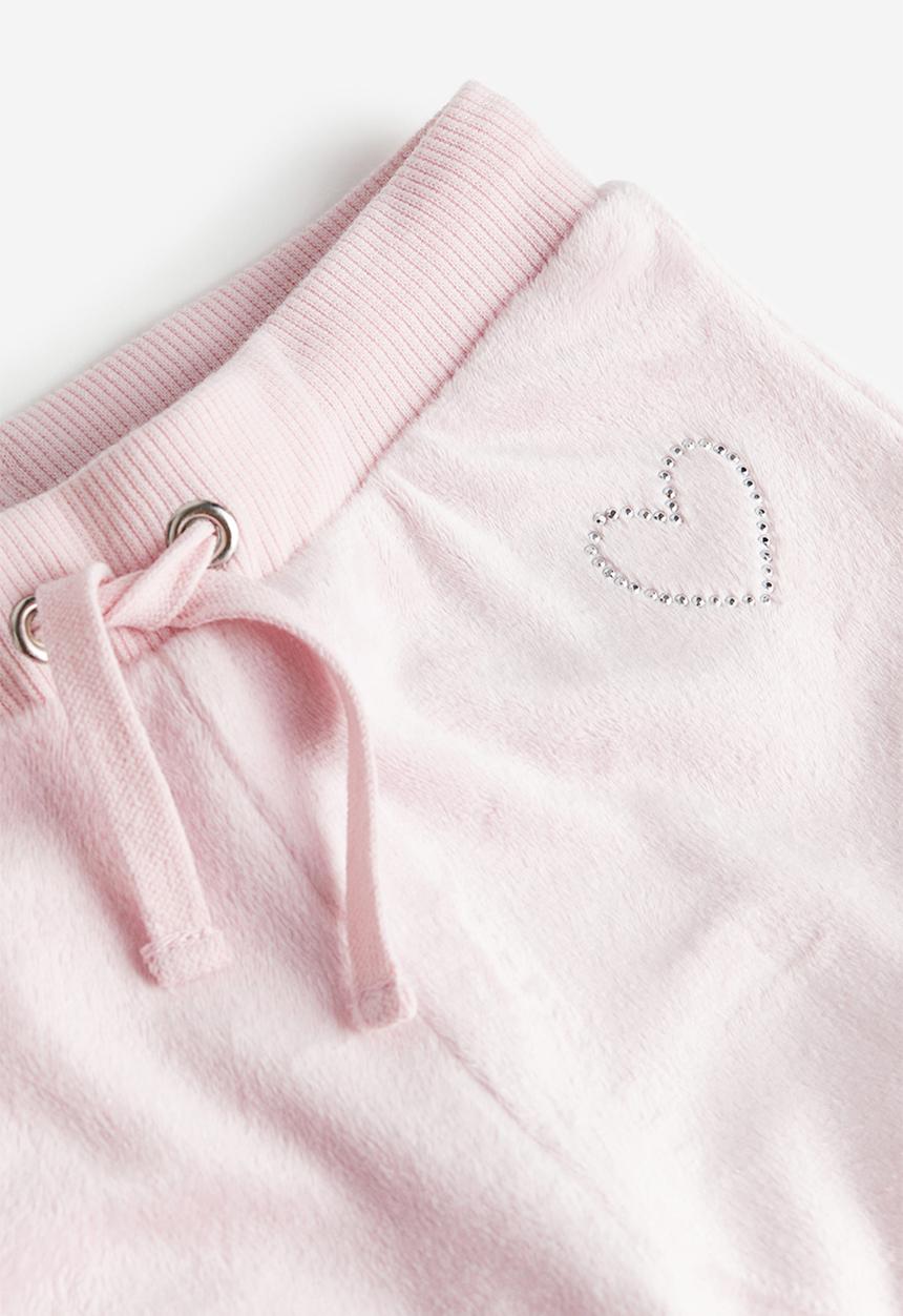 H&M - Velour trousers - pink