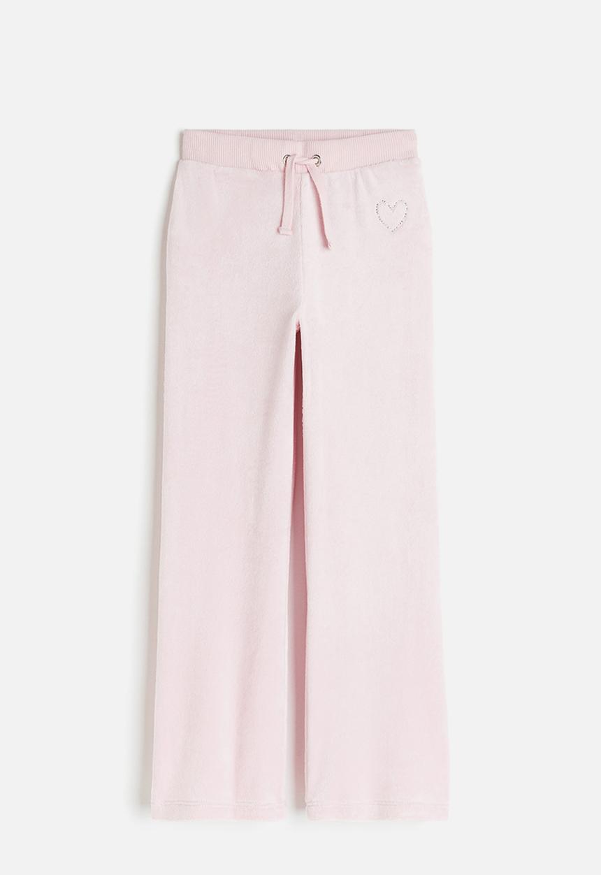 H&M - Velour trousers - pink