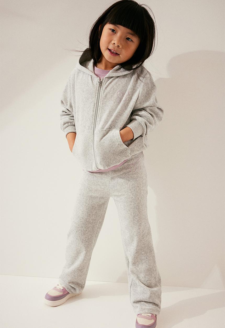 H&M - Velour trousers - grey