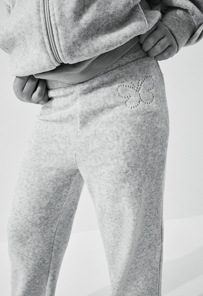 H&M - Velour trousers - grey