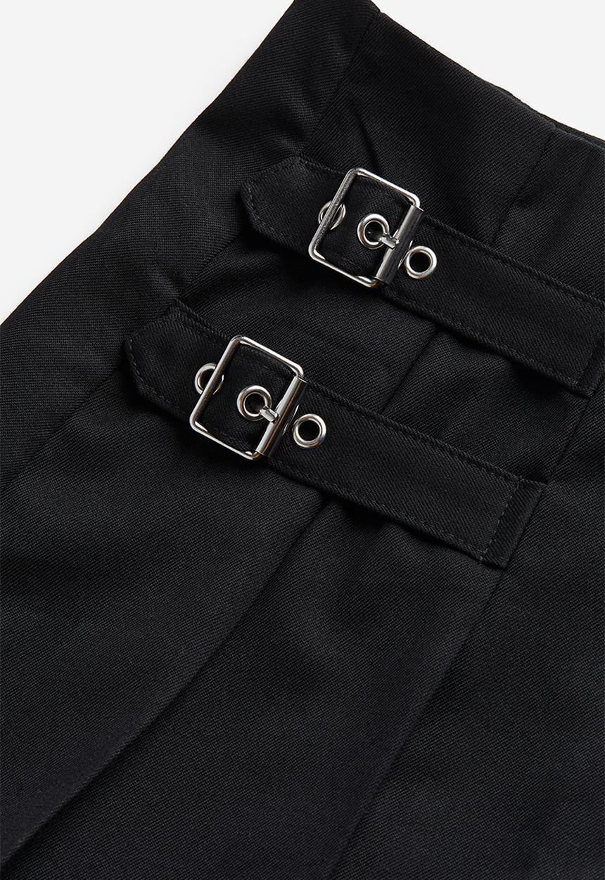 H&M - Pleated skirt - black