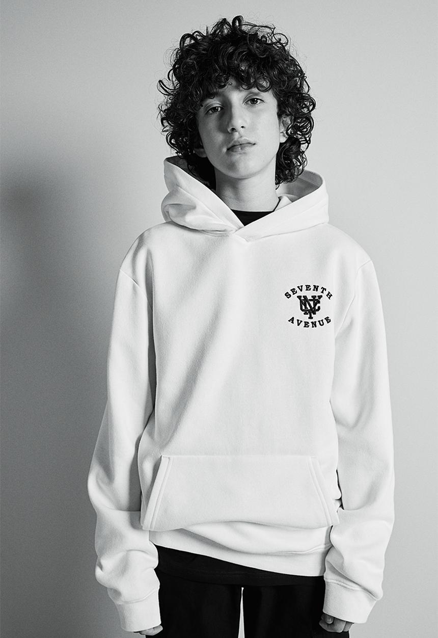 H&M - Printed hoodie - white