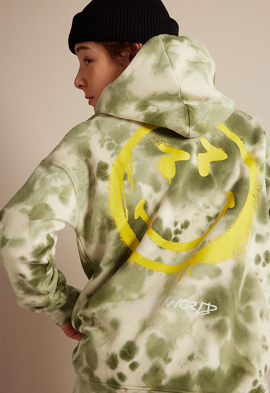 H&M - Motif-detail hoodie - green