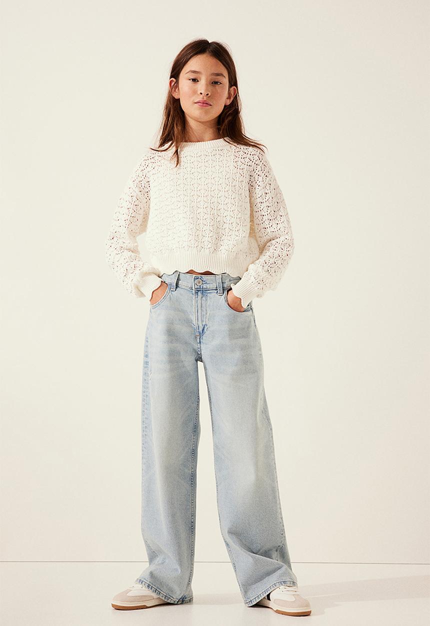 H&M - Pointelle-knit jumper - white