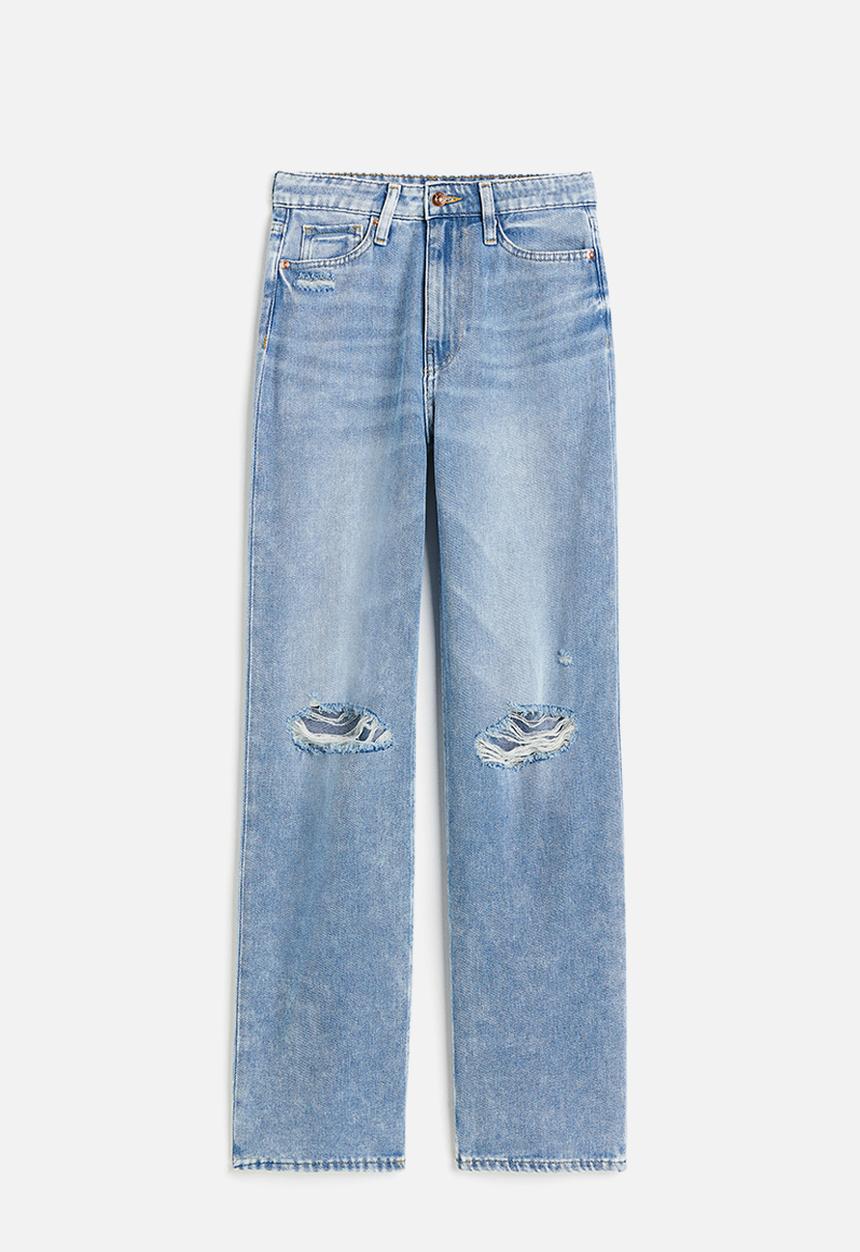 H&M - Straight high jeans - blue