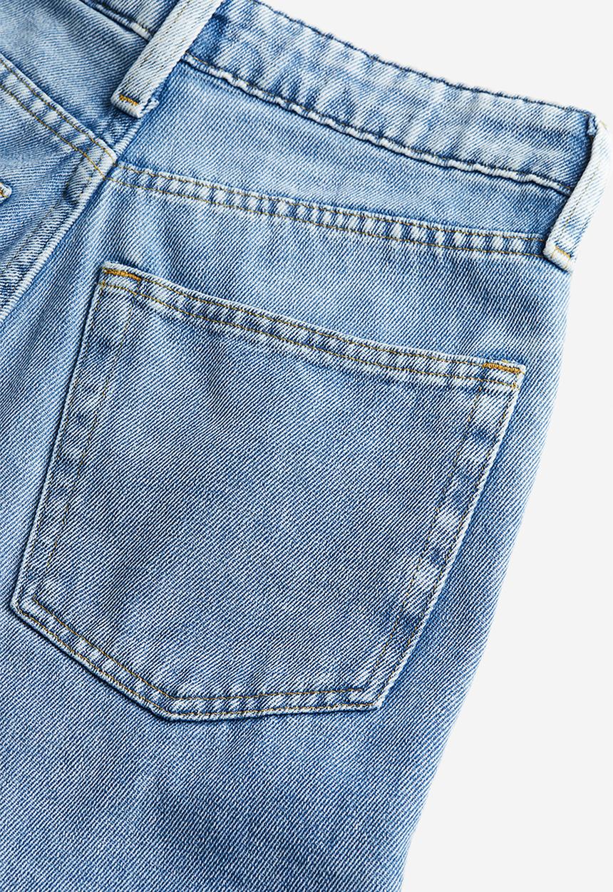H&M - Straight high jeans - blue