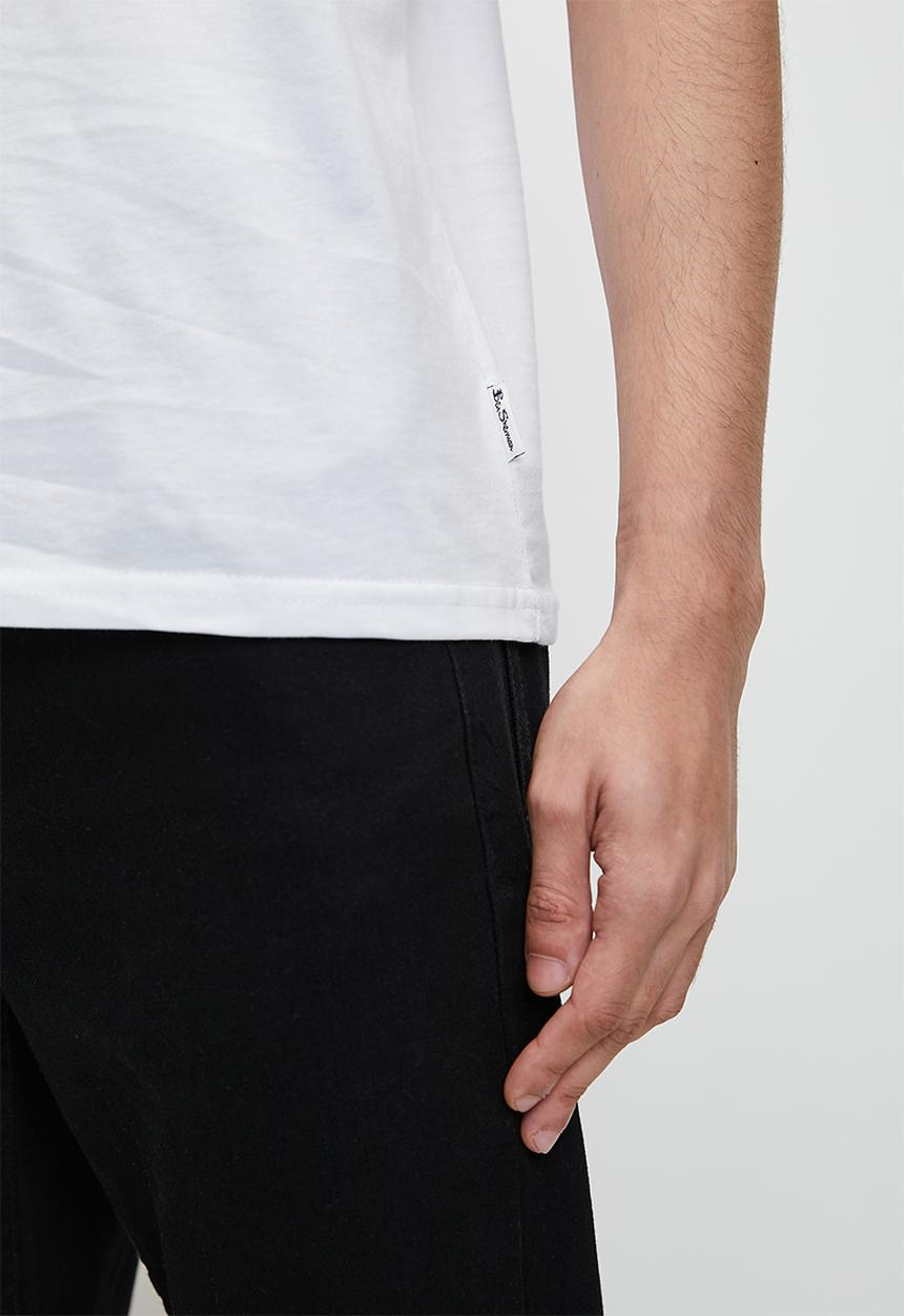 Ben Sherman - Essential target tee-shirt - white