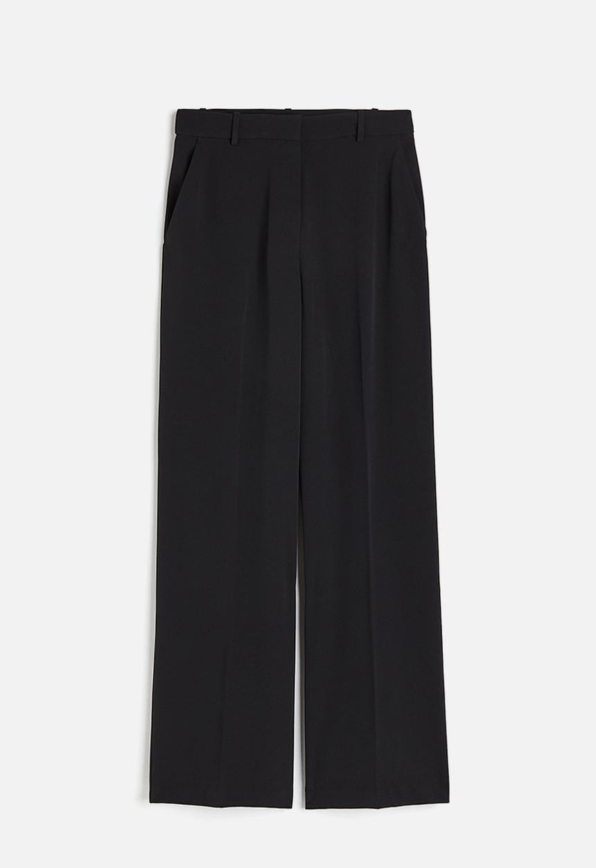 H&M - Straight trousers - black