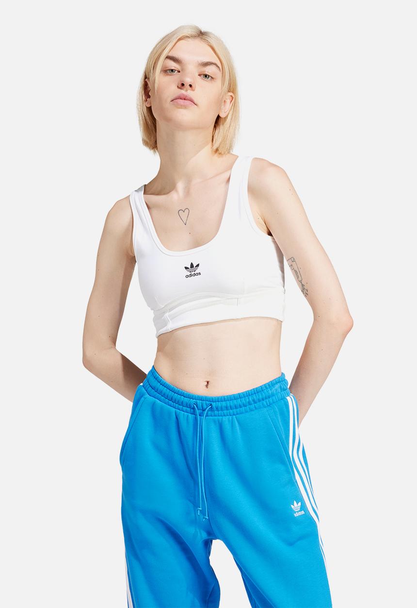 adidas Originals - Trefoil bra - white