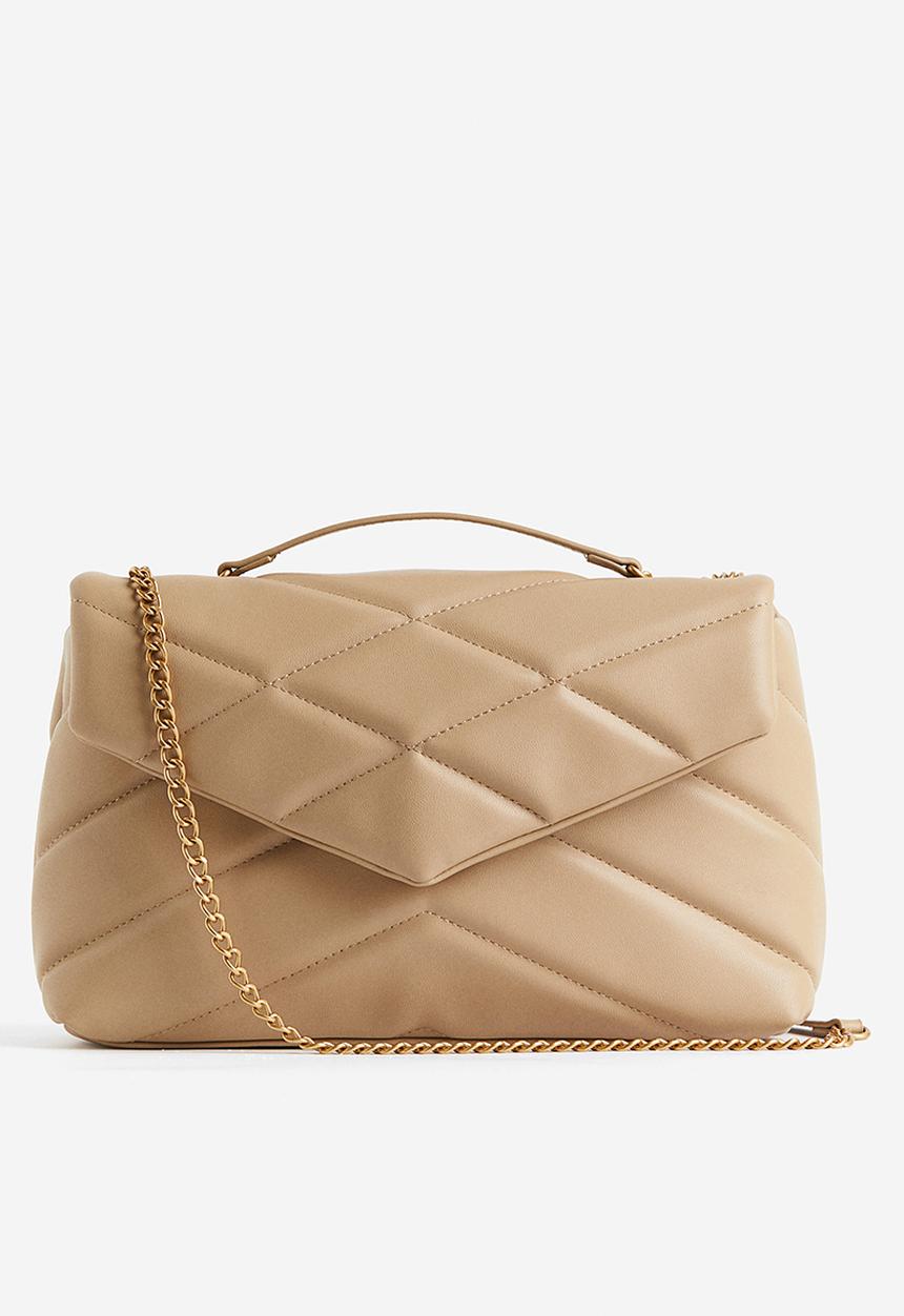 H&M - Quilted shoulder bag - beige