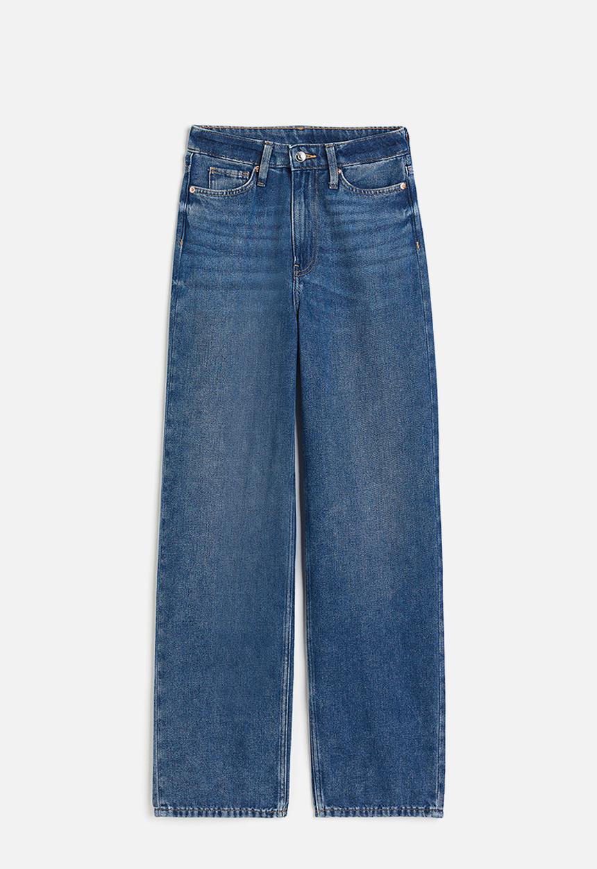 H&M - Straight high jeans - blue