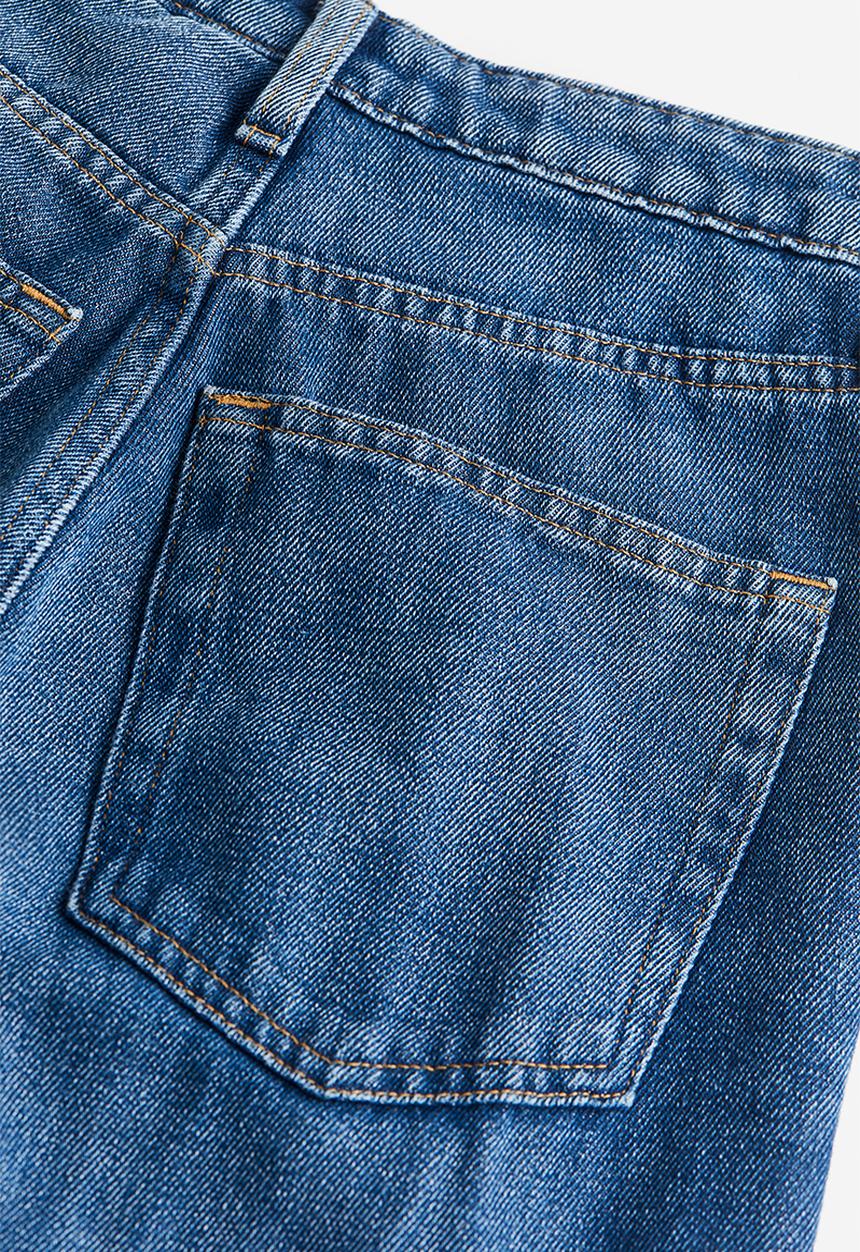 H&M - Straight high jeans - blue