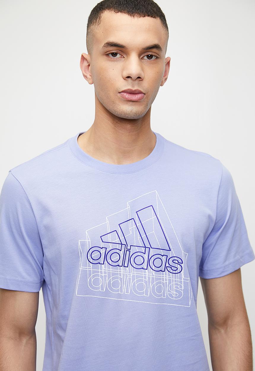 adidas Performance - Tech BOS tee - blue spark