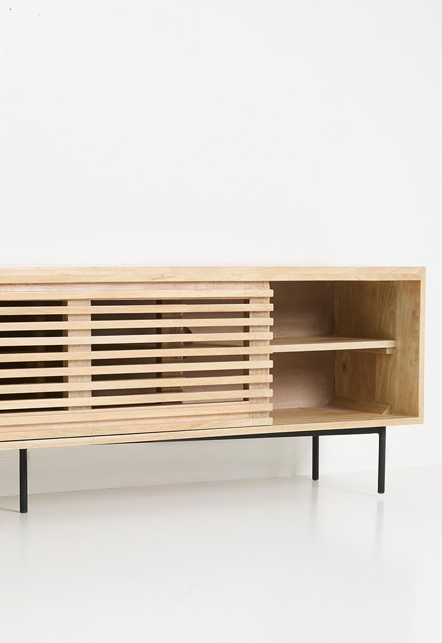SF Collection - Wood TV Unit - Natural