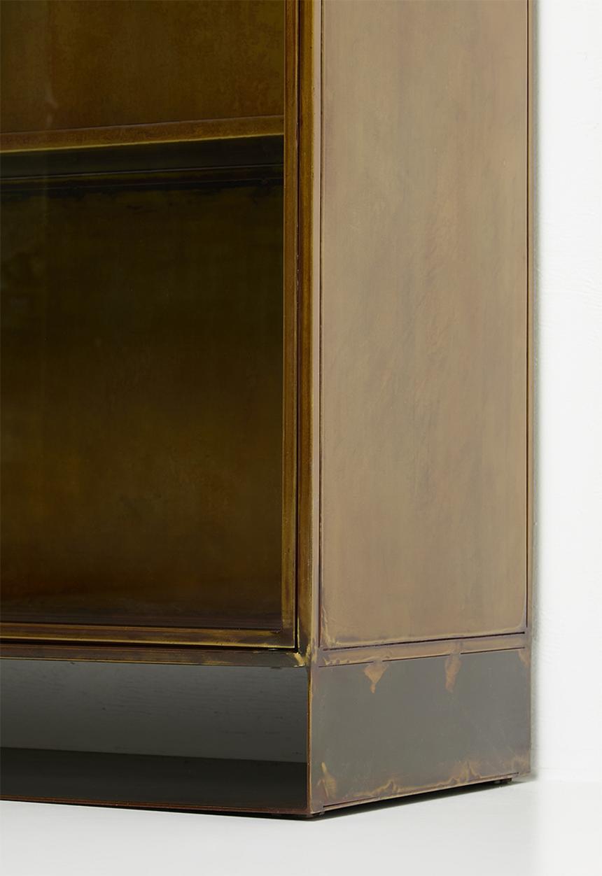 SF Collection - Iron and Glass 2Door Sideboard - Natural