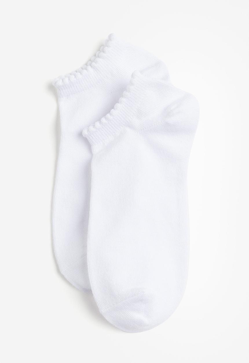 H&M - 5 pack trainer socks - white