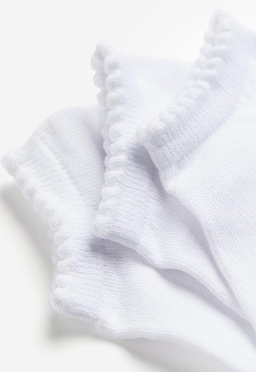 H&M - 5 pack trainer socks - white