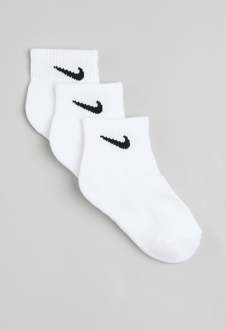 Nike - Nhn nike basic pack qtr 3 pack sock - white1