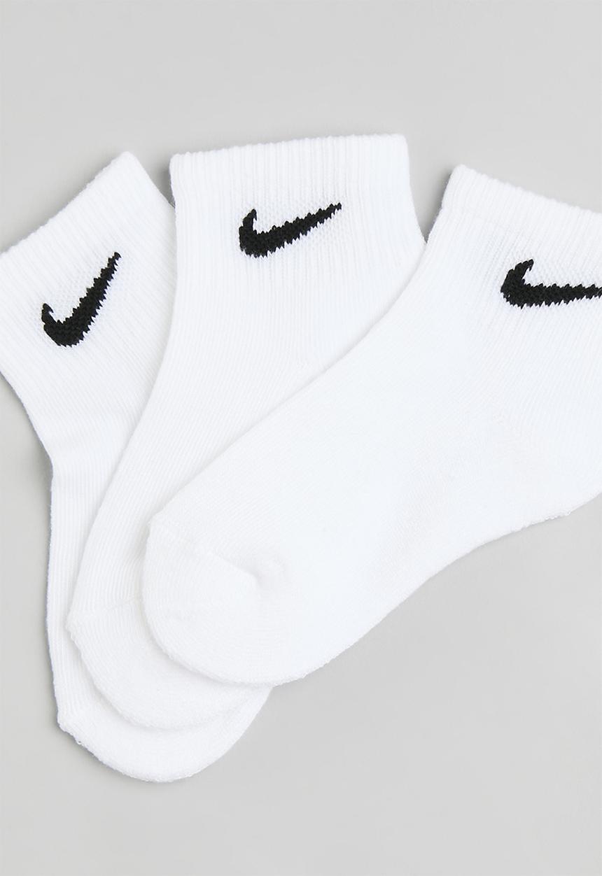 Nike - Nhn nike basic pack qtr 3 pack sock - white1