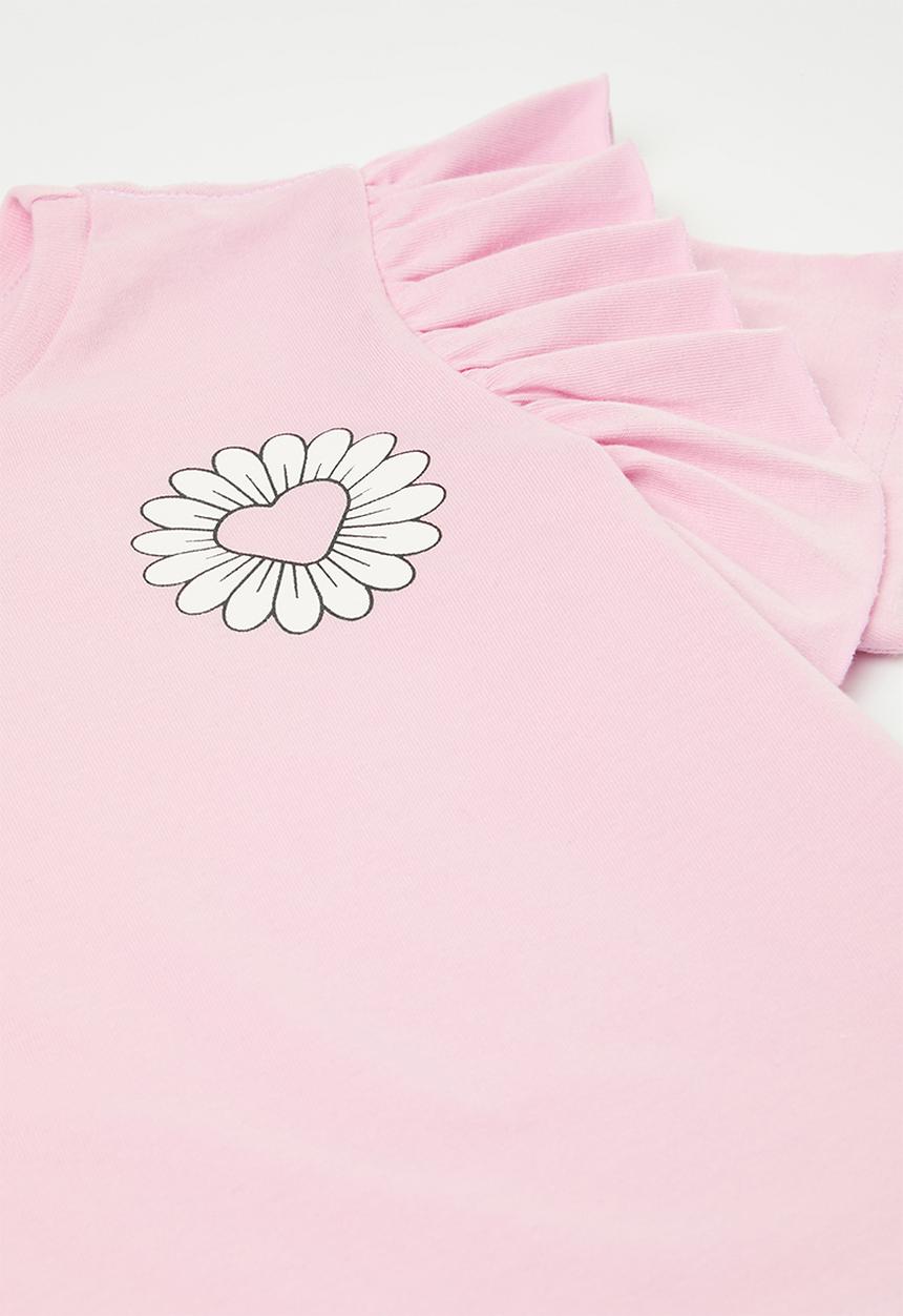 Pop Candy - Frill tee & legging set - pink
