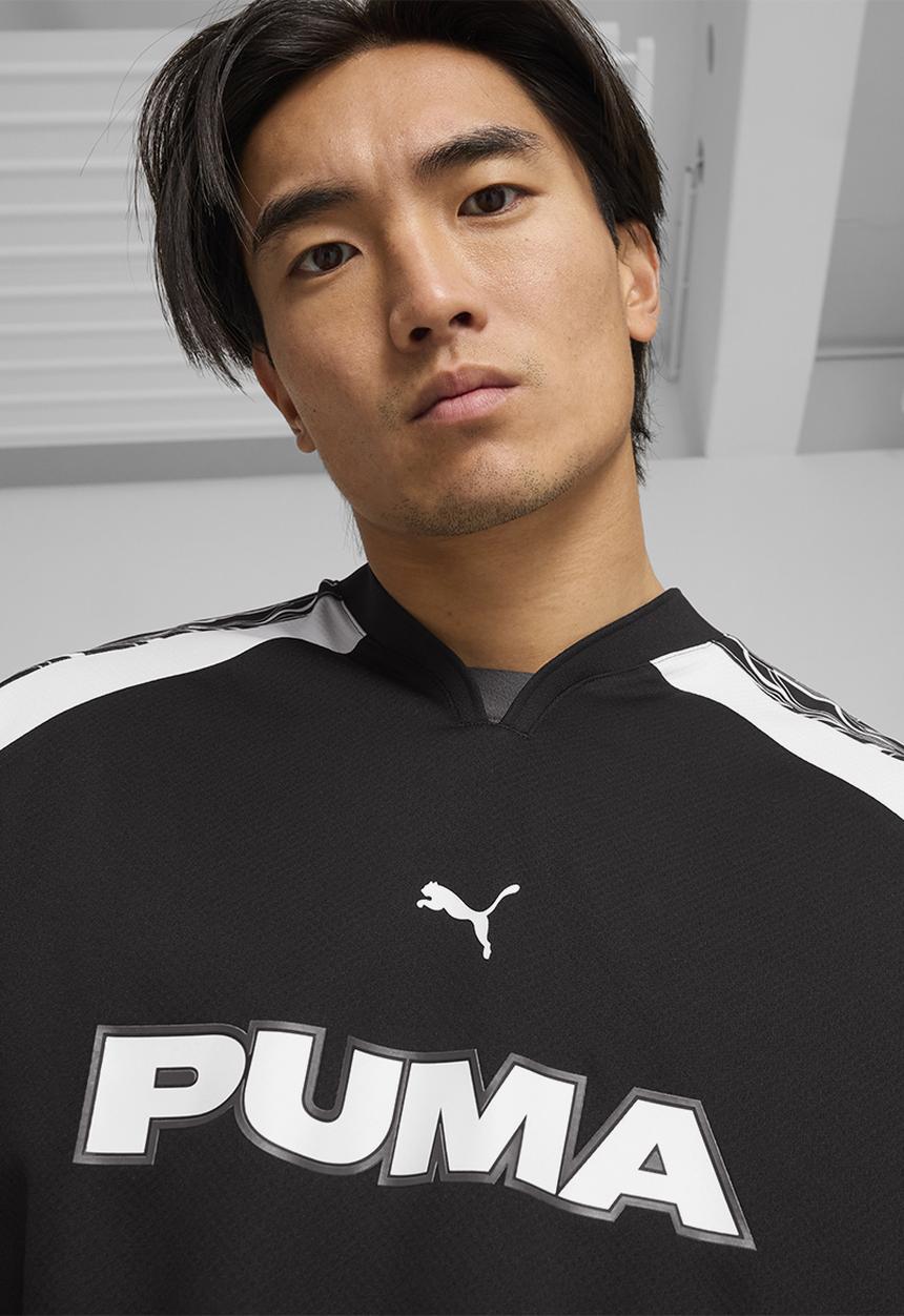 PUMA - Football jersey - Puma Black-Galactic Grey