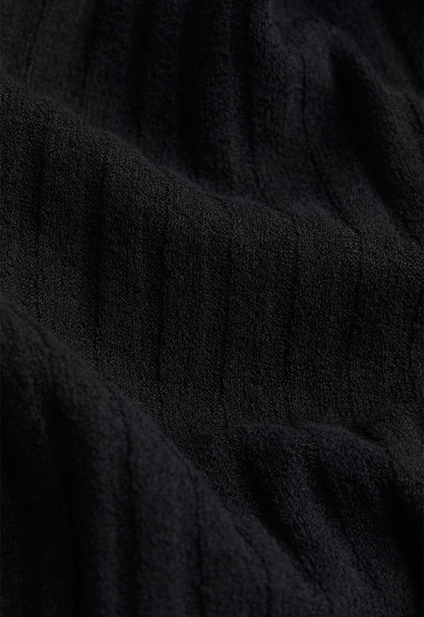 H&M - Rib-knit trousers - black