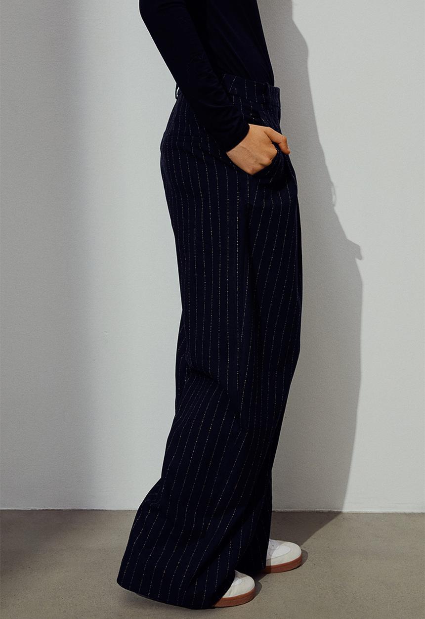 H&M - Wide trousers - blue