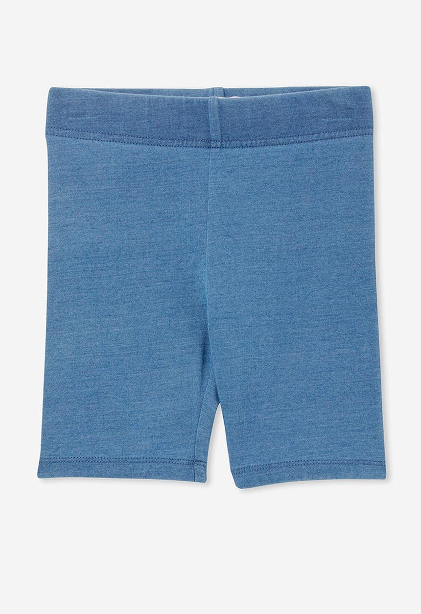 Cotton On - Hailey bike short - mid wash