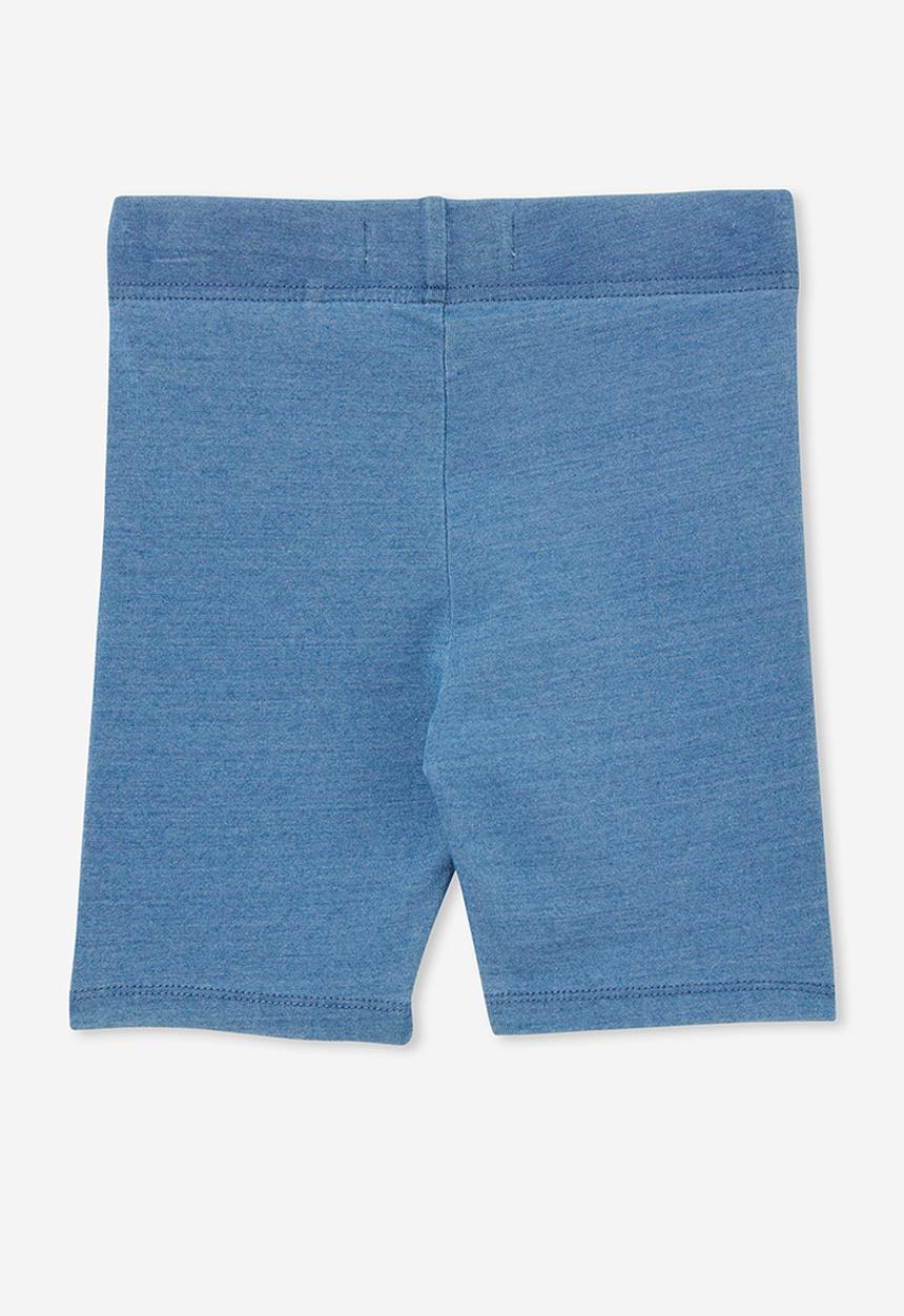 Cotton On - Hailey bike short - mid wash