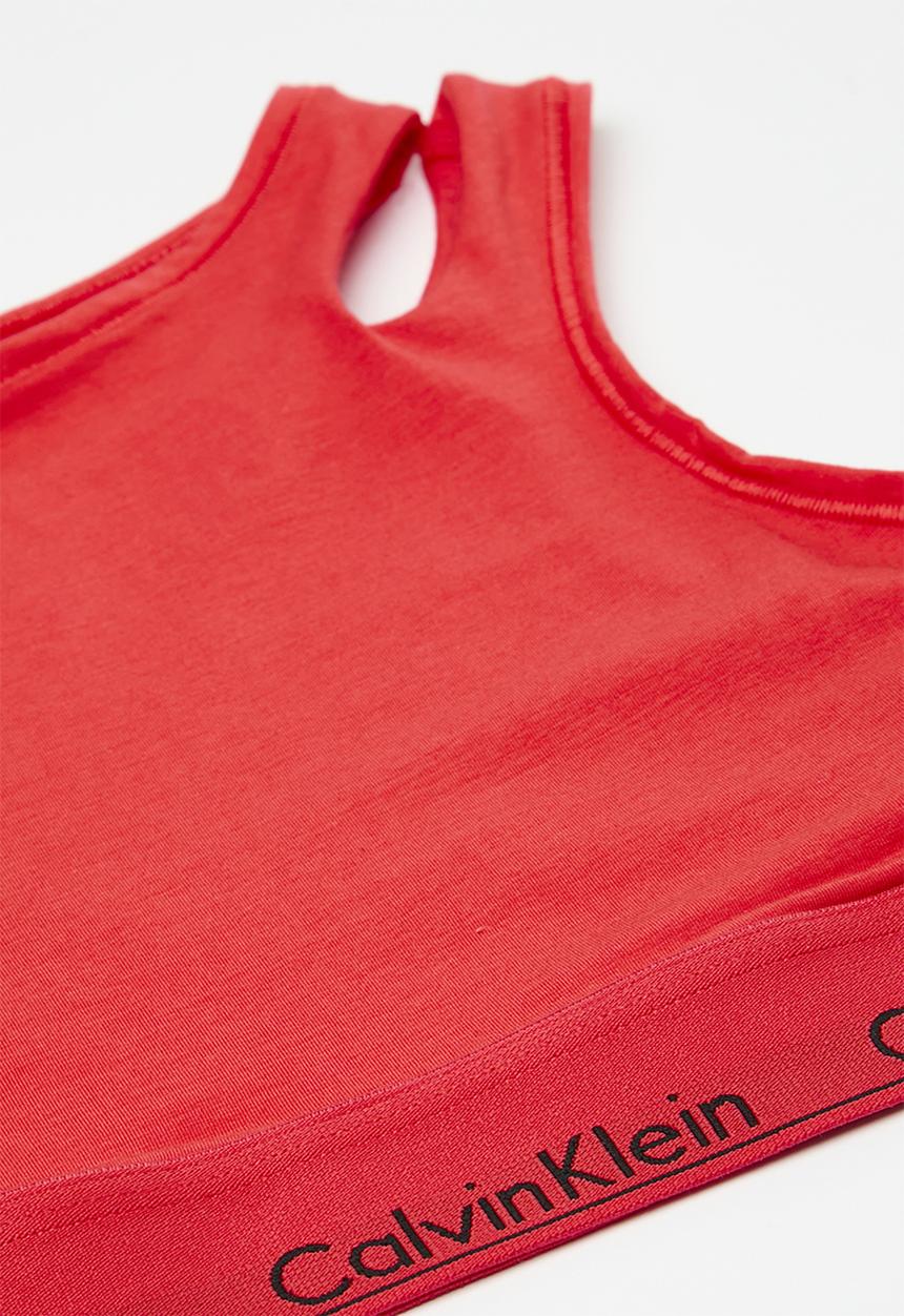 Calvin Klein - Unlined bralette - poppy red