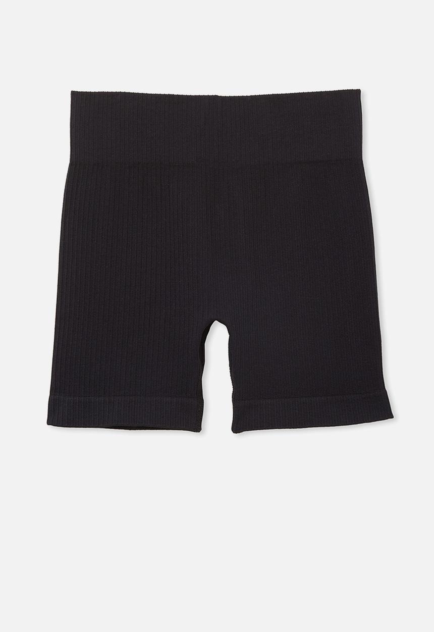 Cotton On - Isla seamless bike short - black