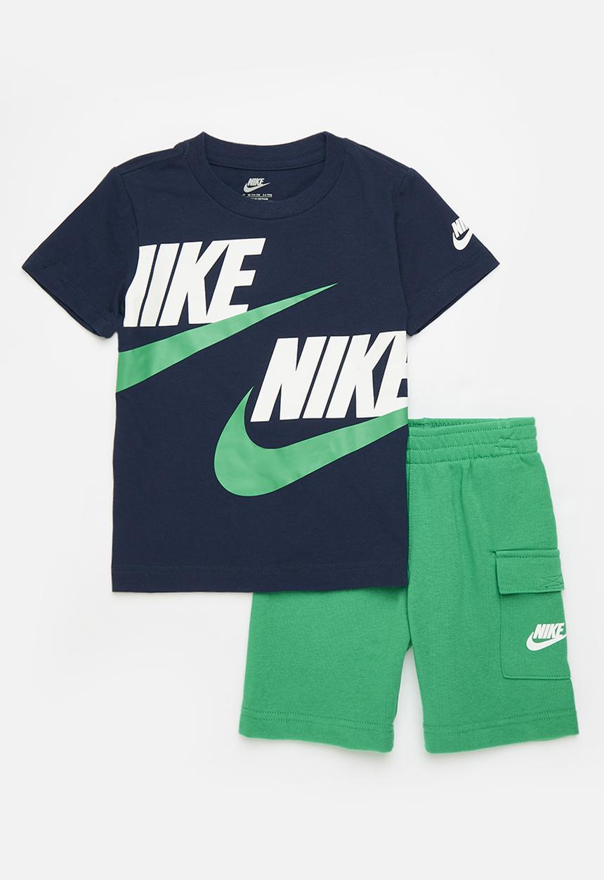 Nike - Nkb b nsw hbr cargo short set - stadium green