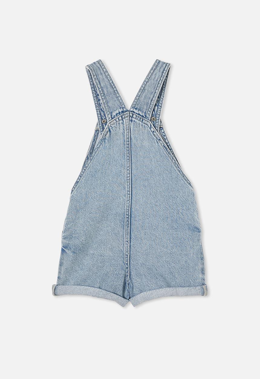 Cotton On - Edith denim shortall - blue acid wash