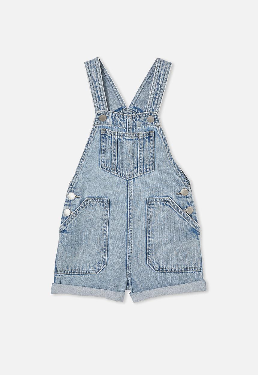 Cotton On - Edith denim shortall - blue acid wash