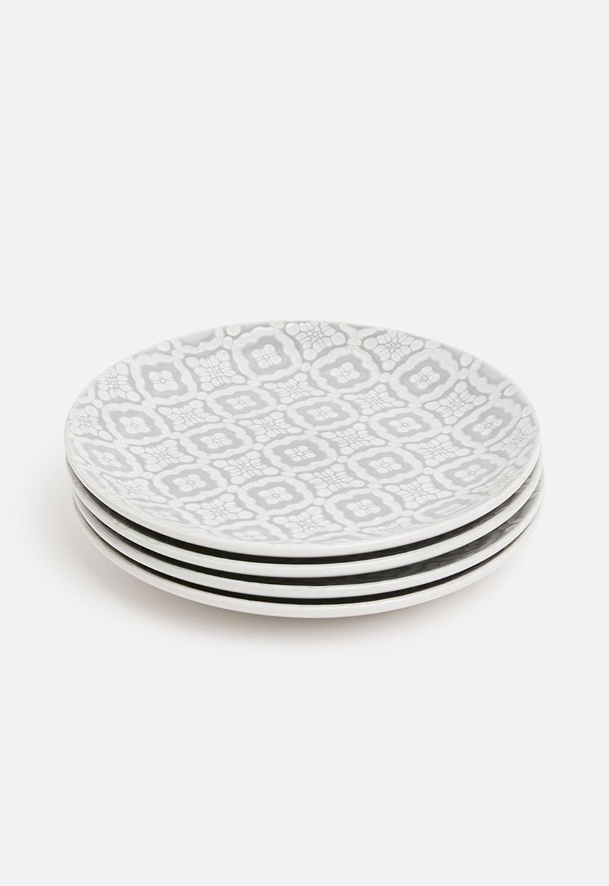 Sixth Floor - Loco side plate set of 4 - Grey