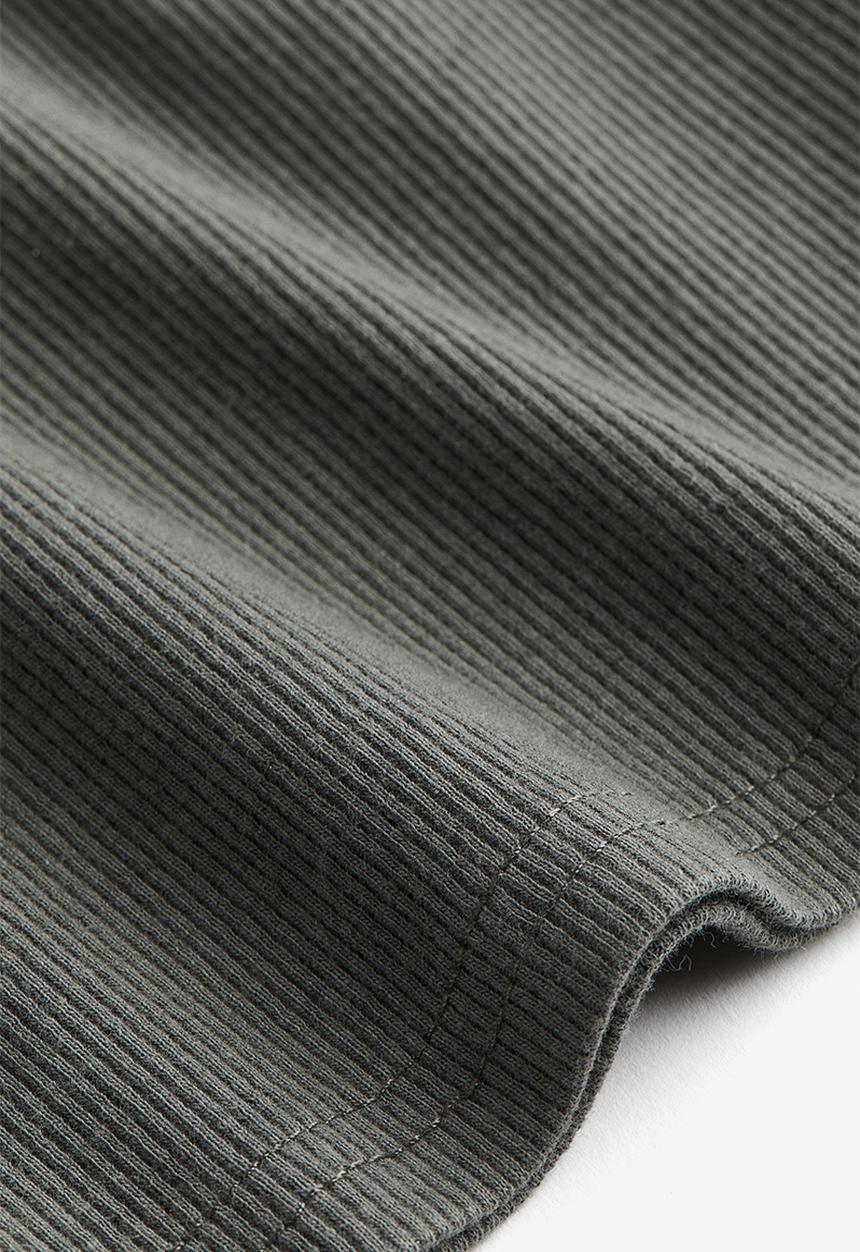 H&M - Ribbed top - green