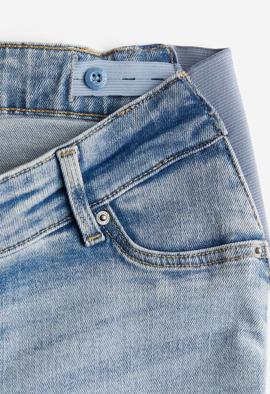 H&M - Mama slim low ankle jeans - blue