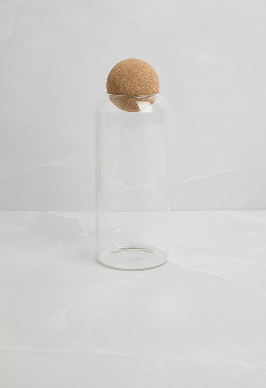 Excellent Houseware - Sierra canister set of 3 - clear