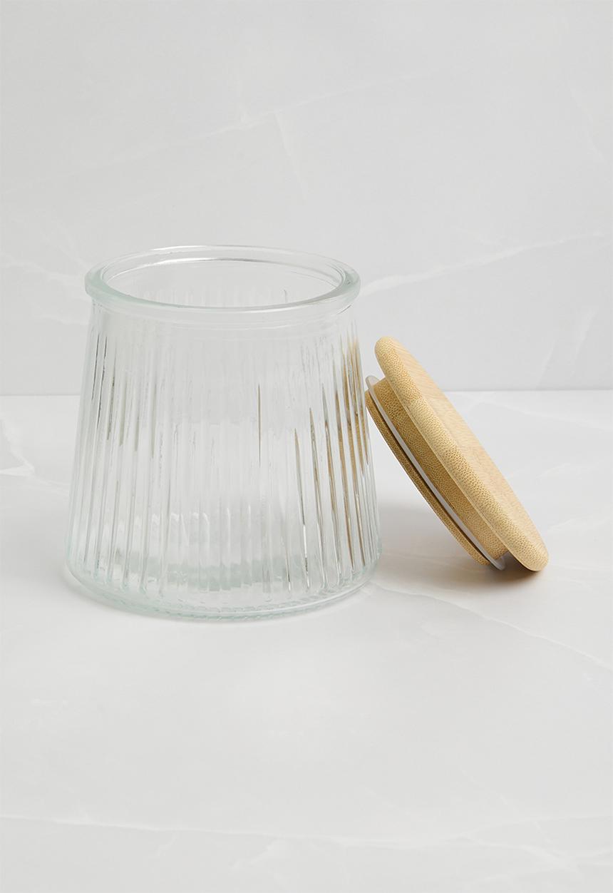 Excellent Houseware - Croft staorage jar set of 3 - clear