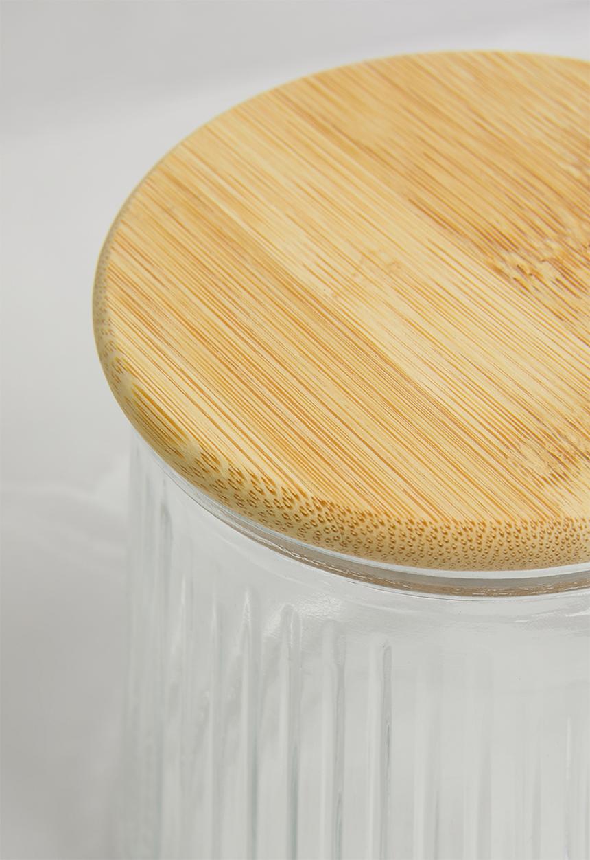 Excellent Houseware - Croft staorage jar set of 3 - clear