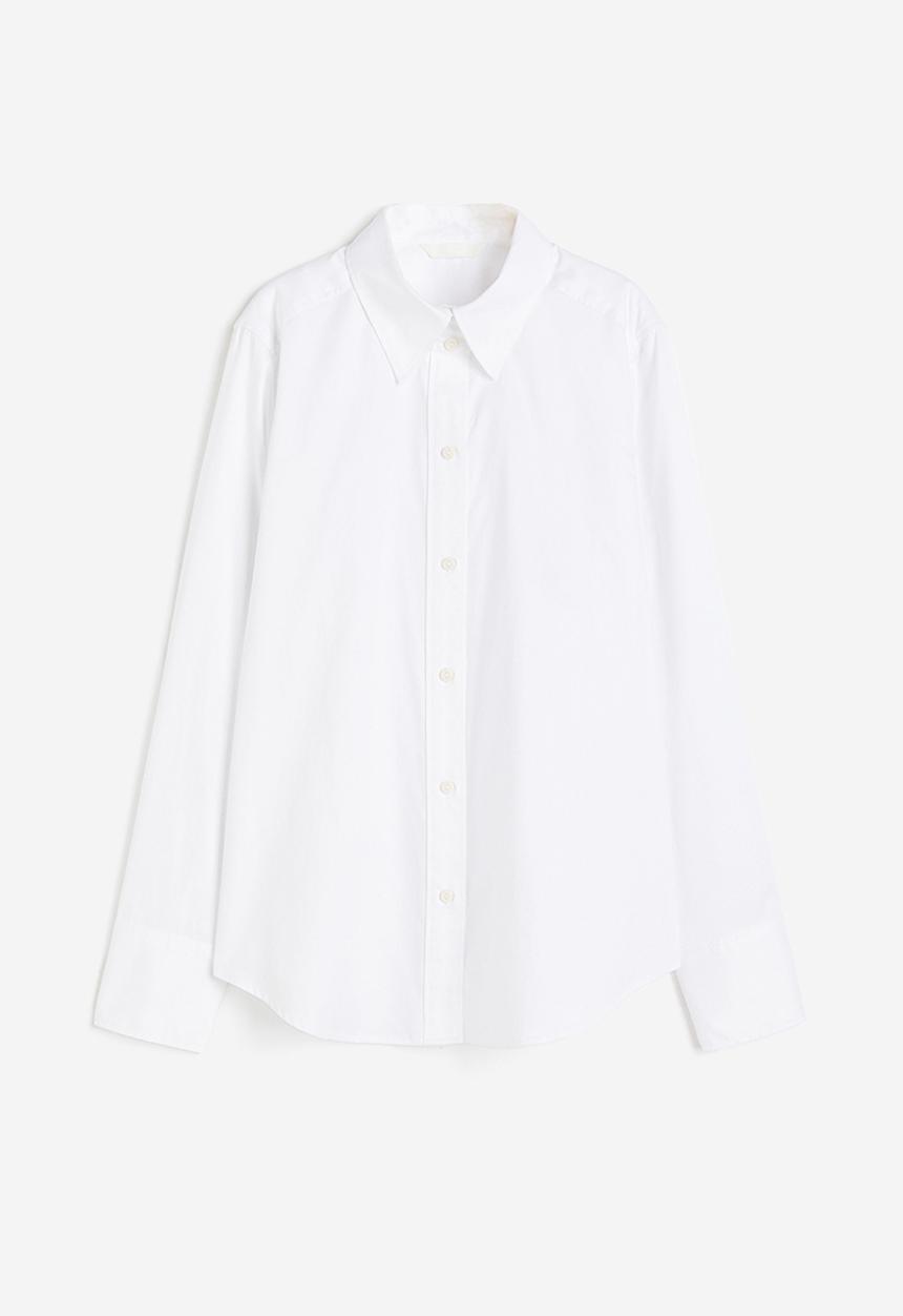H&M - Cotton shirt - white