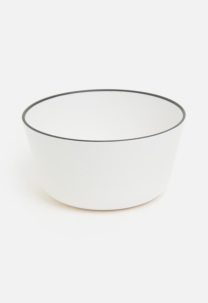 Excellent Houseware - Saga outdoor bowl set of 4 - White