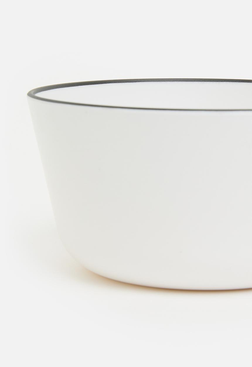 Excellent Houseware - Saga outdoor bowl set of 4 - White