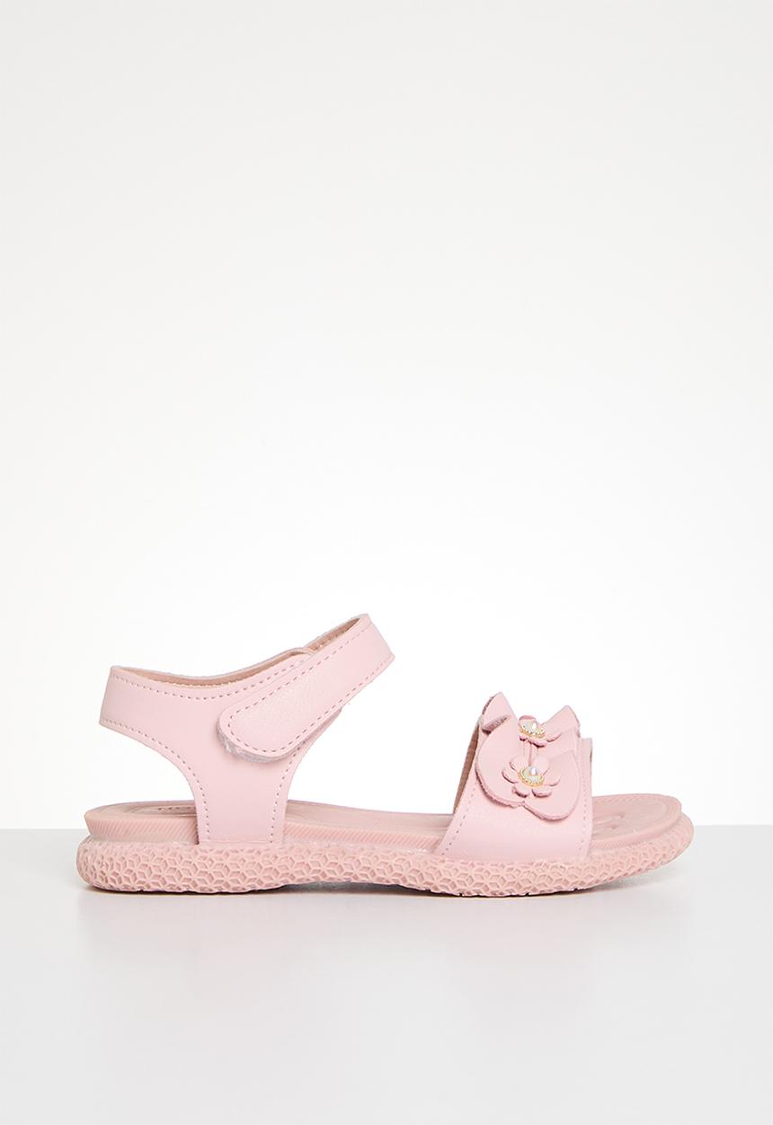 Pop Candy - Floral decor sandals - pink