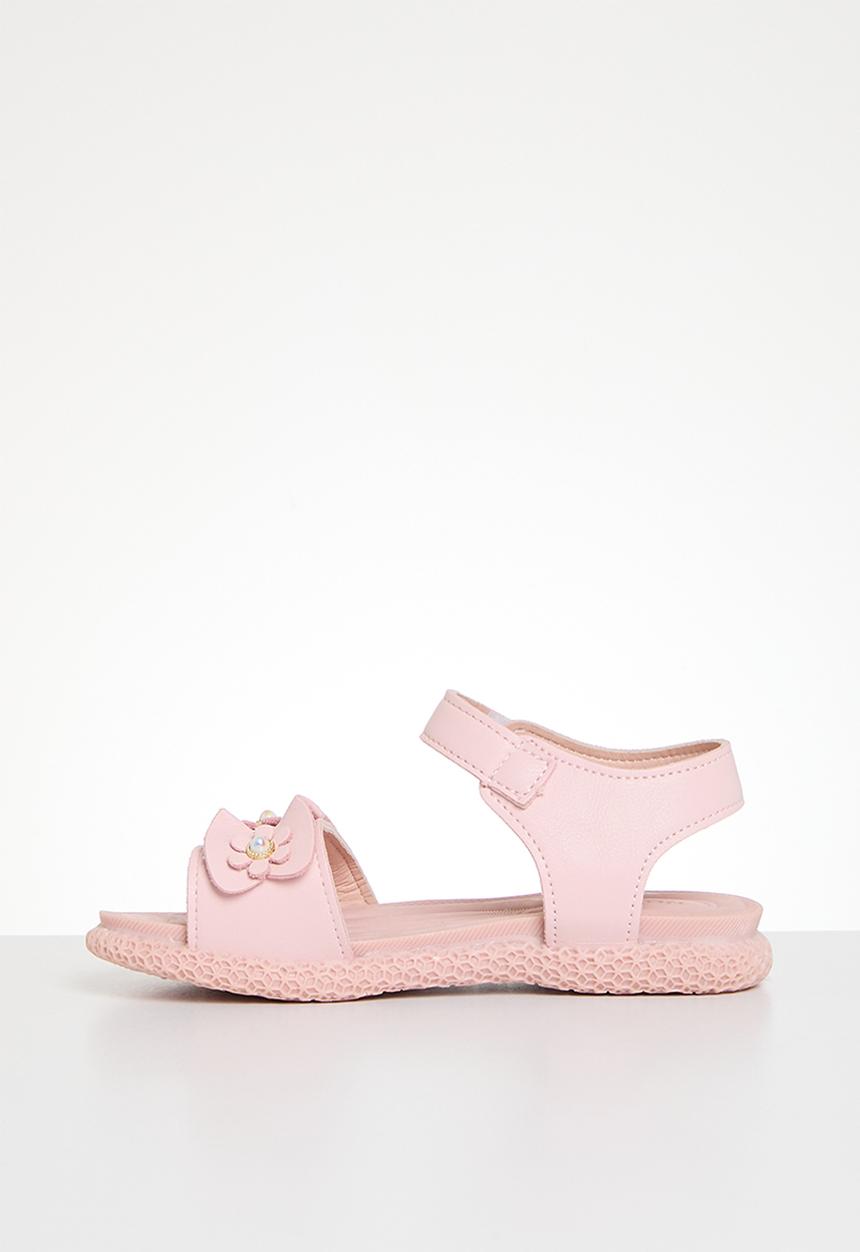 Pop Candy - Floral decor sandals - pink