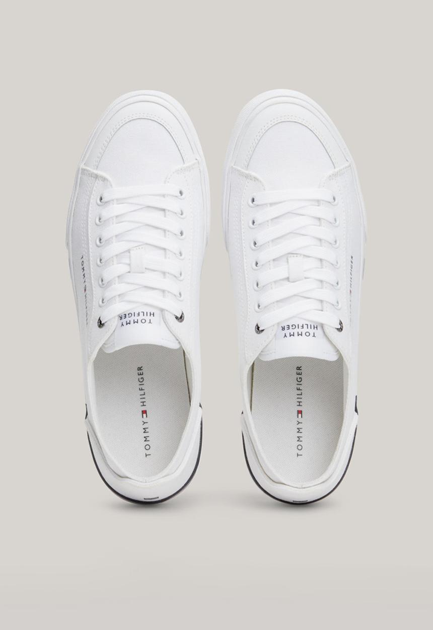 Tommy Hilfiger -  Corporate Vulc Canvas - white