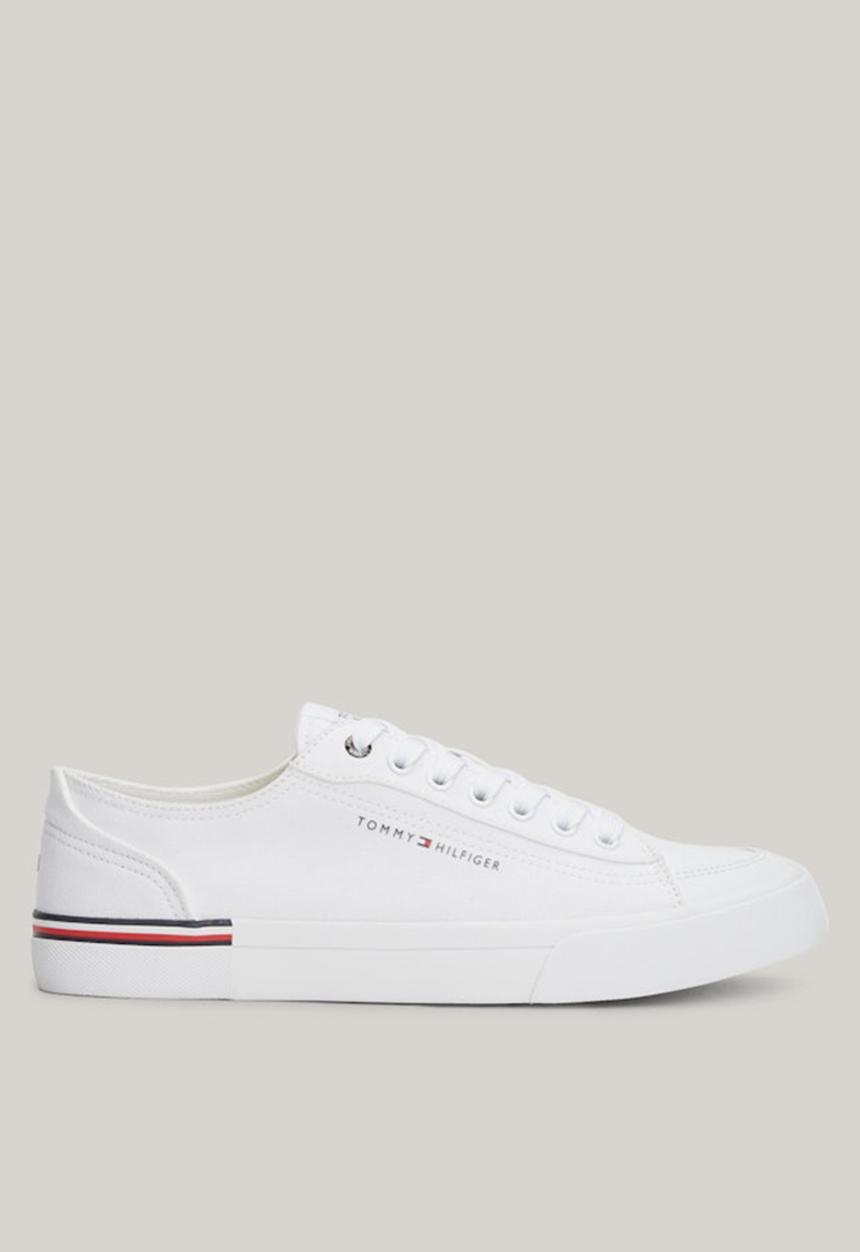 Tommy Hilfiger -  Corporate Vulc Canvas - white