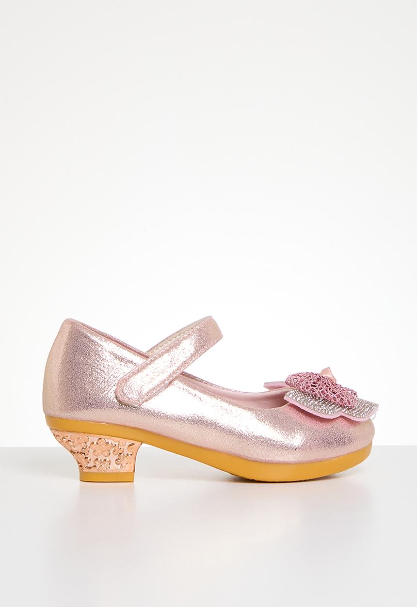 Pop Candy - Bowknot kitten heels - pink