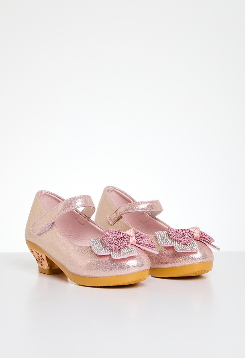 Pop Candy - Bowknot kitten heels - pink