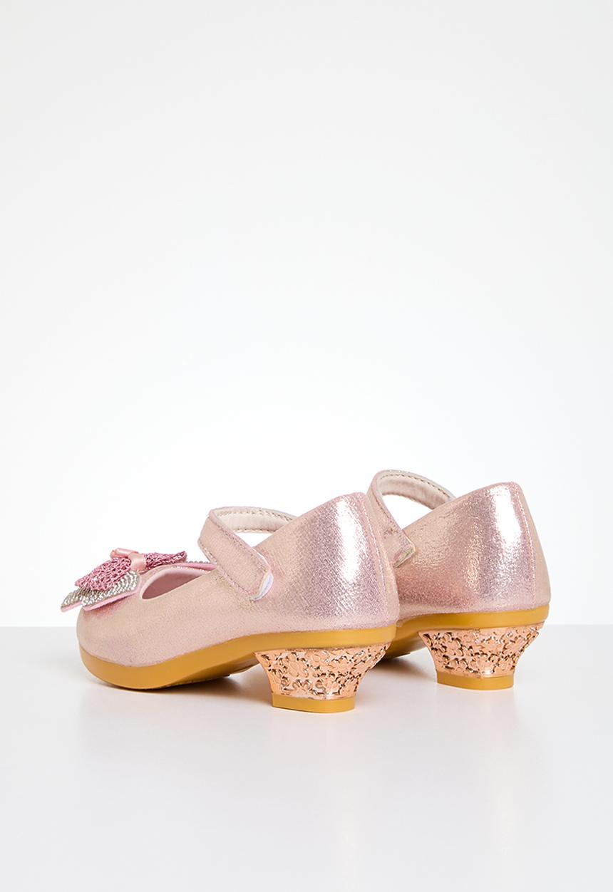 Pop Candy - Bowknot kitten heels - pink